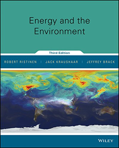 Solution Manual for Energy and the Environment, 3rd Edition Ristinen, Kraushaar, Brack: 1