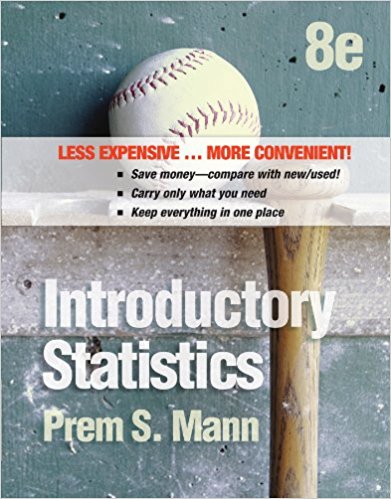 Test Bank for Introductory Statistics, 8th Edition Mann Test Bank +Solution Manual 1